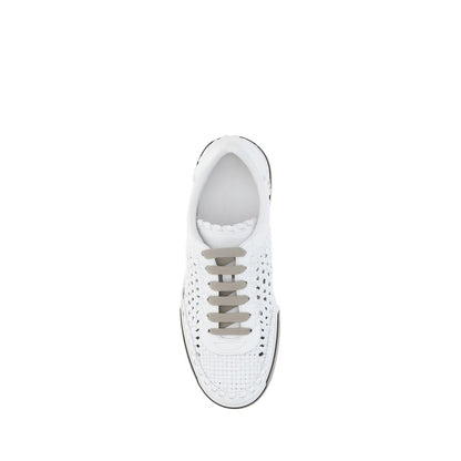 Mesh Panel Sneakers