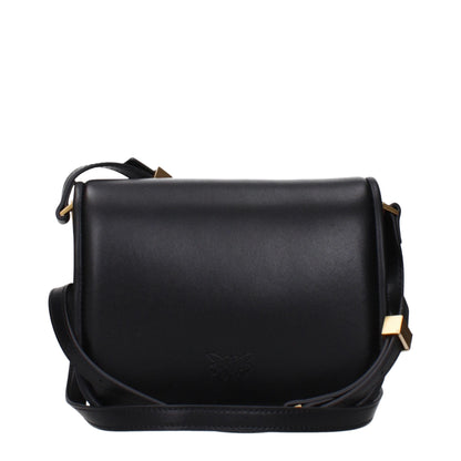 Black Leather Crossbody Bags