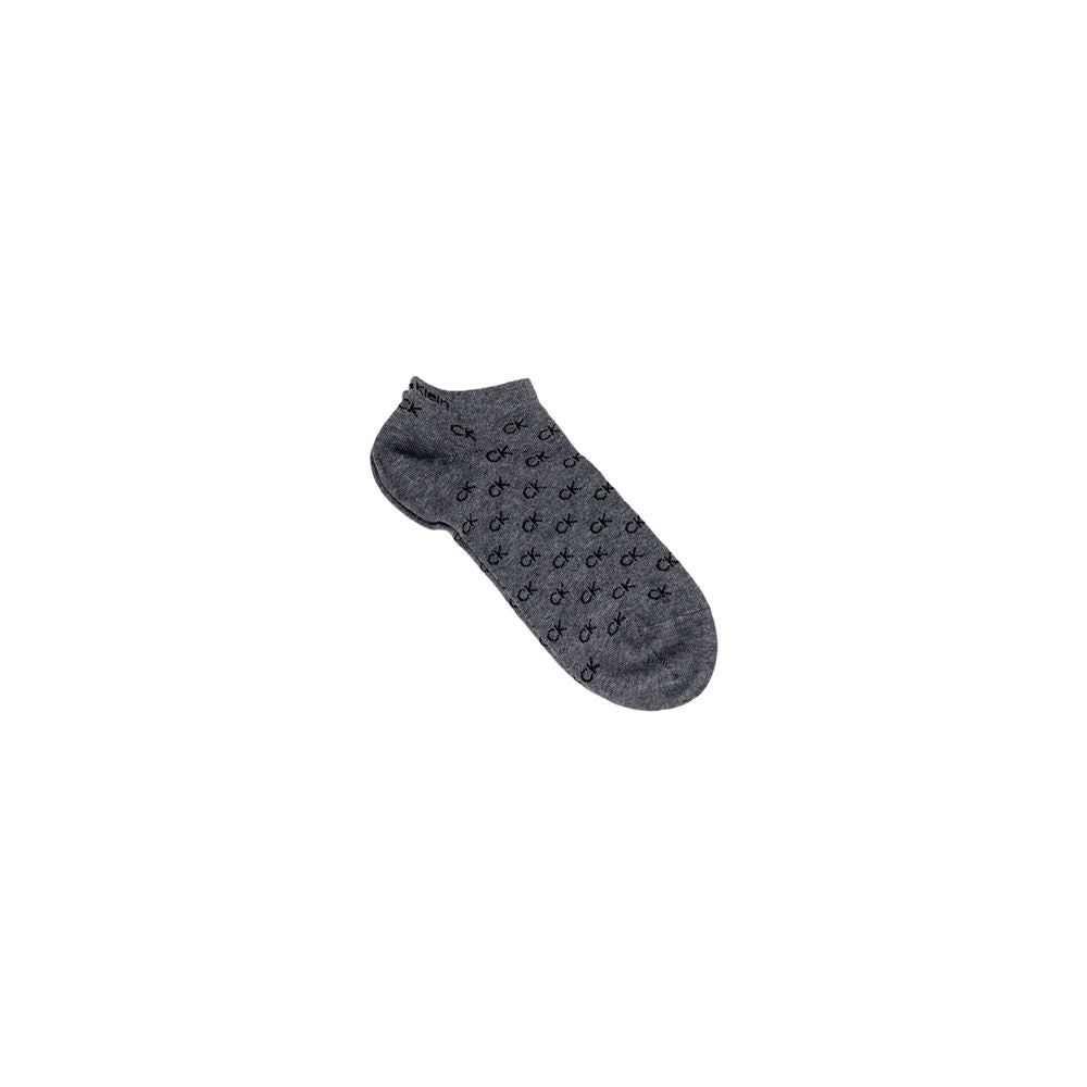 Gray Elastane Sock