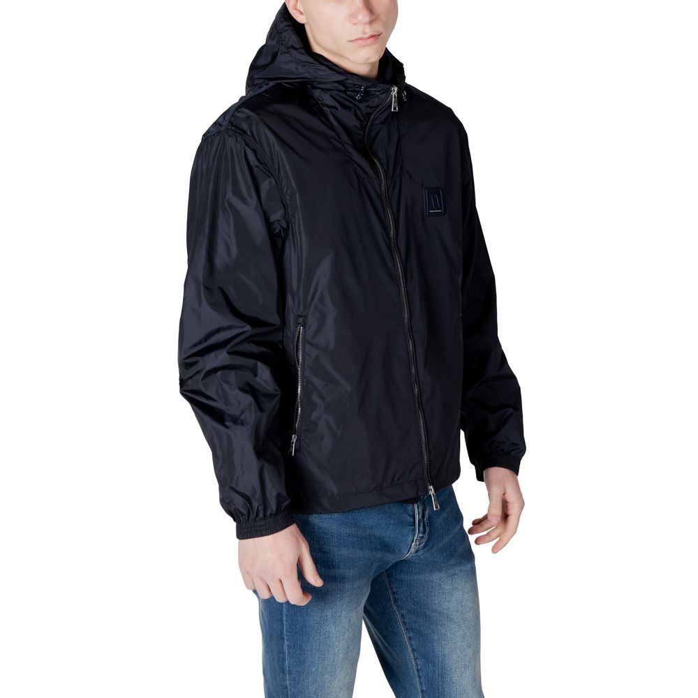 Blue Polyamide Jackets & Coat