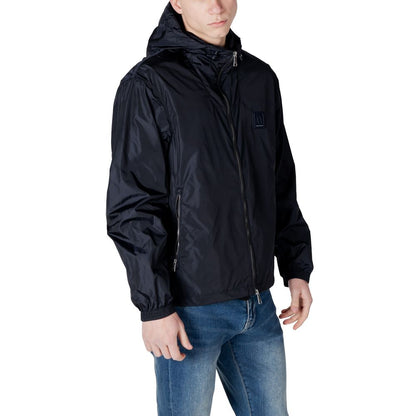 Blue Polyamide Jackets & Coat