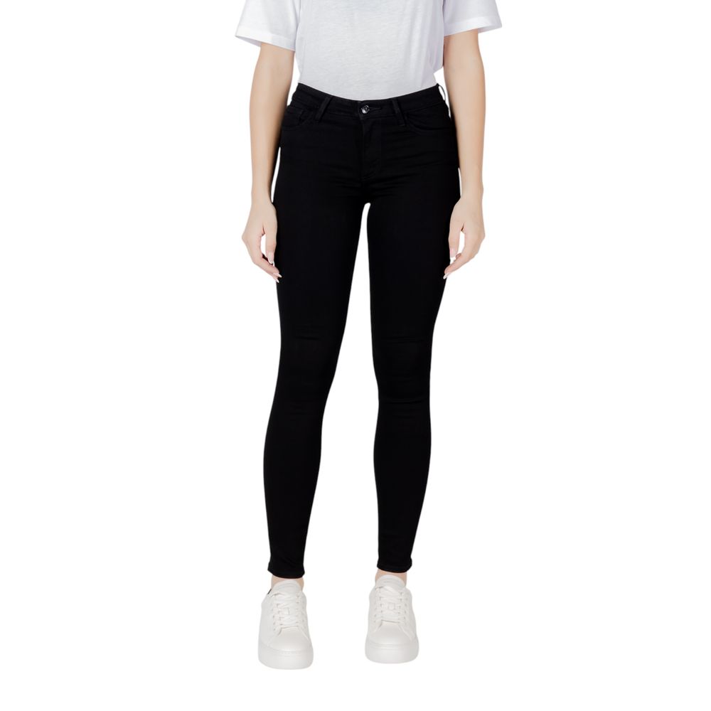 Black Cotton Skinny Jean