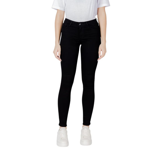 Black Cotton Skinny Jean