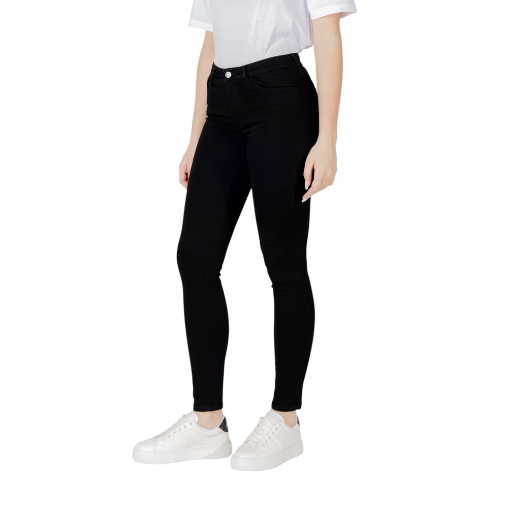 Black Cotton Skinny Jean