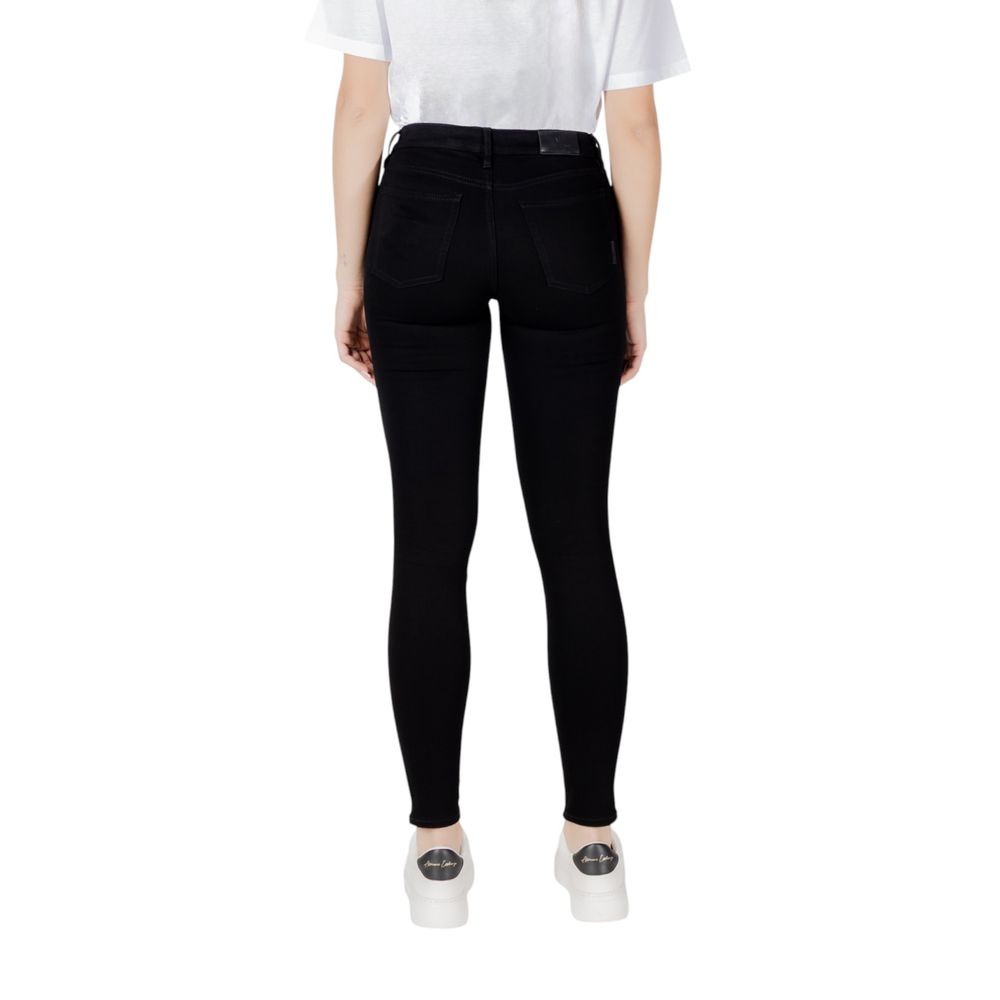 Black Cotton Skinny Jean
