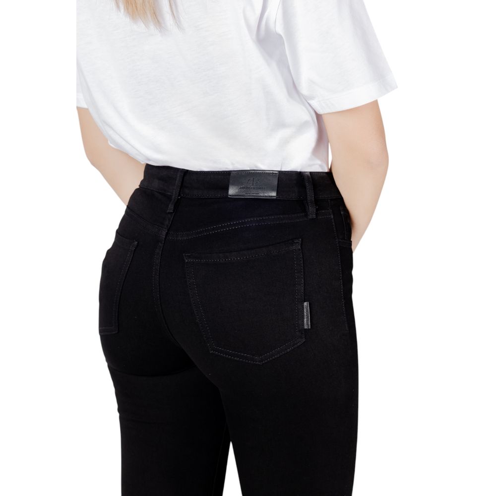 Black Cotton Skinny Jean