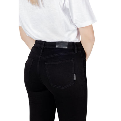 Black Cotton Skinny Jean