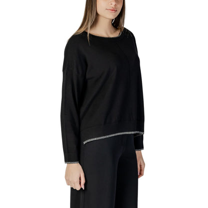Black Viscose Sportswear