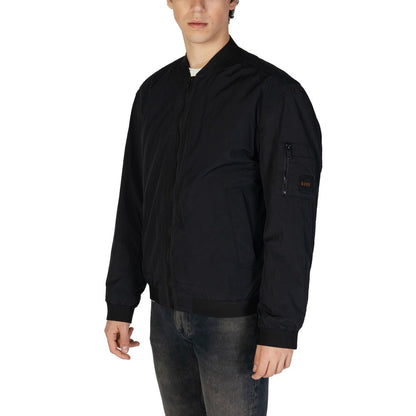 Black Polyamide Jackets & Coat