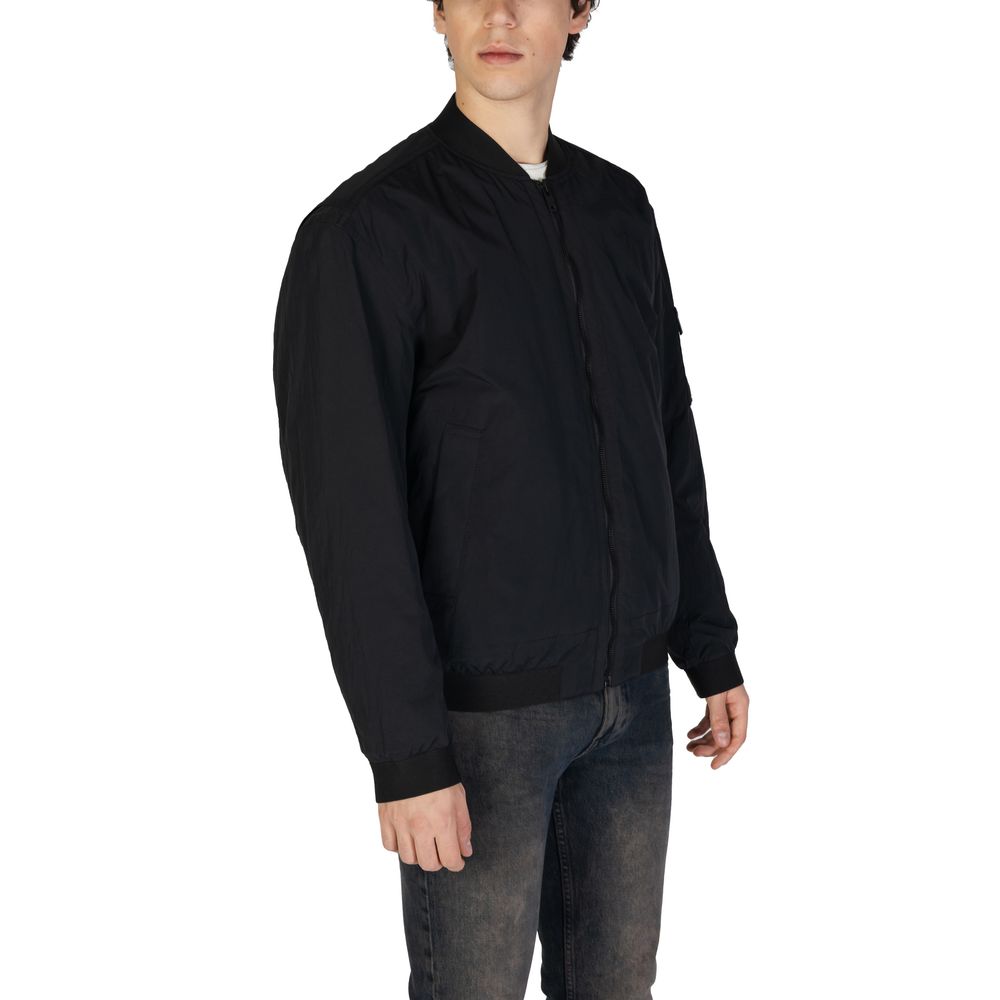 Black Polyamide Jackets & Coat