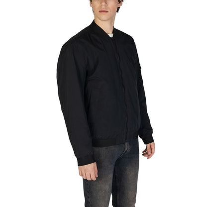 Black Polyamide Jackets & Coat