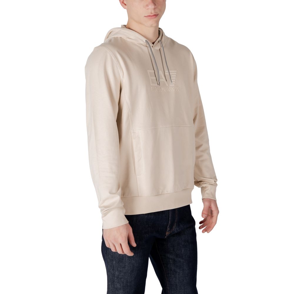 Beige Cotton Hoody