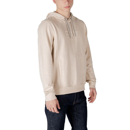 Beige Cotton Hoody
