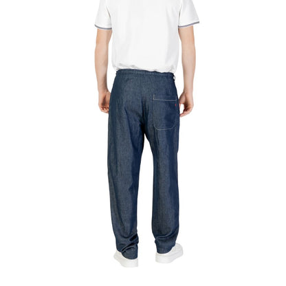 Blue Cotton Pant