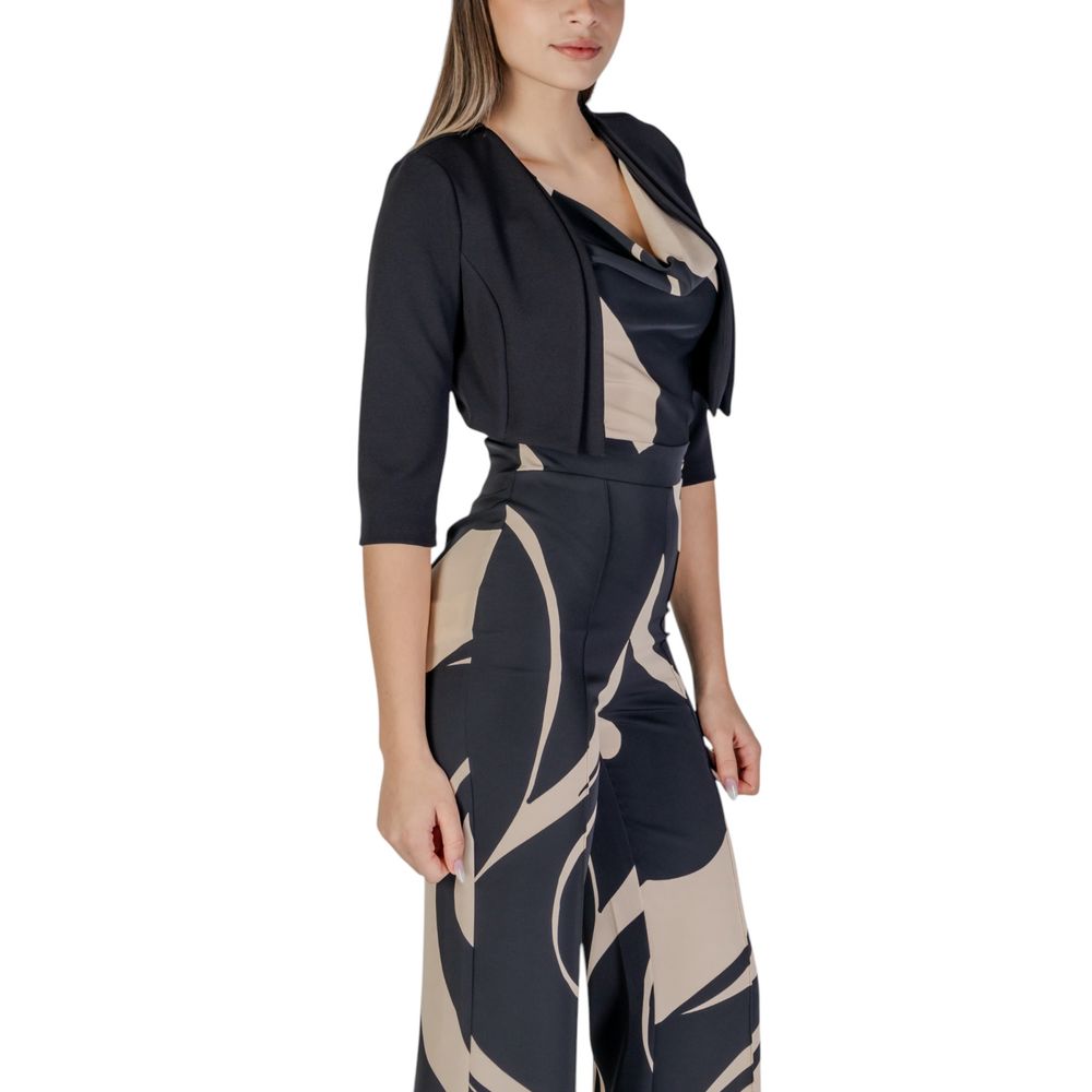 Black Polyester Sweater