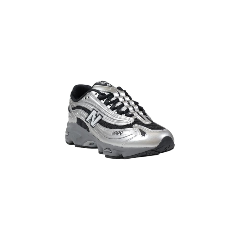 Silver Synthetic Sneaker