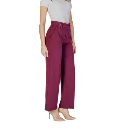 Purple Viscose Pant
