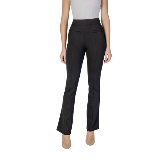Black Viscose Skinny Pant