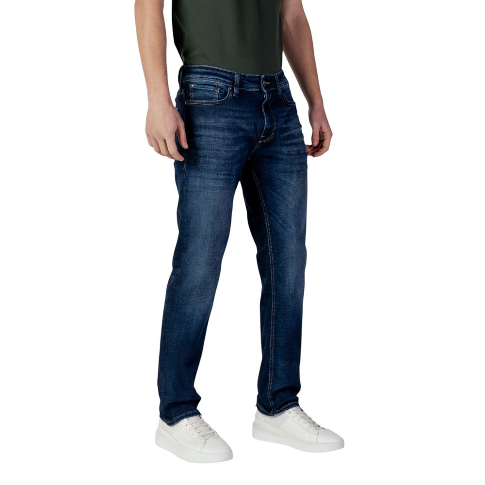 Blue Organic Cotton Relaxed Fit Jean