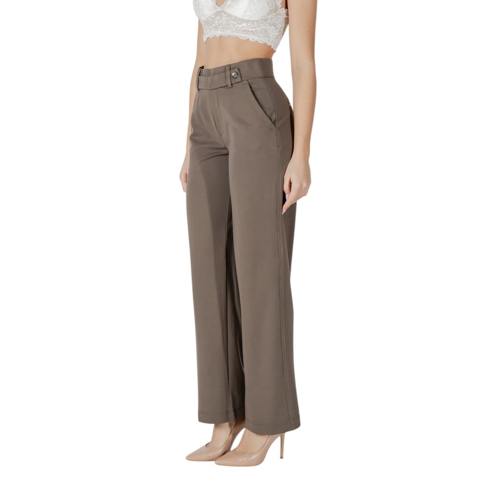 Brown Viscose Pant