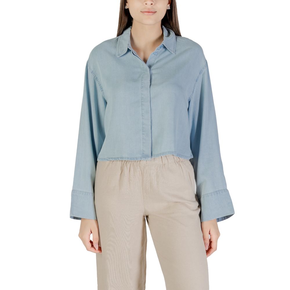 Light Blue Lyocell Blouse