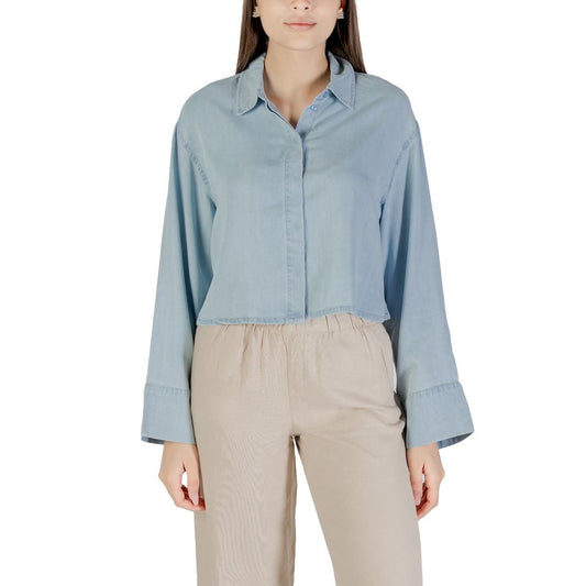 Light Blue Lyocell Blouse