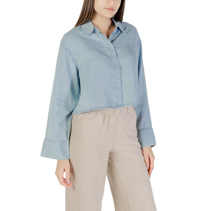 Light Blue Lyocell Blouse