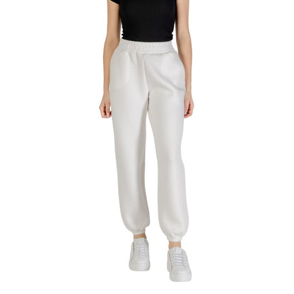 Cream Viscose Joggers Workout Pant