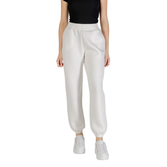 Cream Viscose Joggers Workout Pant