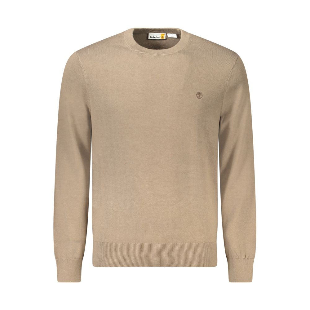 Brown Cotton Men Sweater