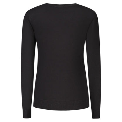 Black Viscose Women Sweater