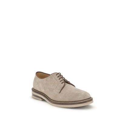 Suede Derby lace-up Shoes