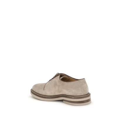 Suede Derby lace-up Shoes