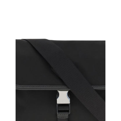 Re-Nylon and saffiano Shoulder Bag