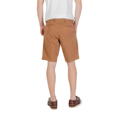 Beige Cotton Bermuda