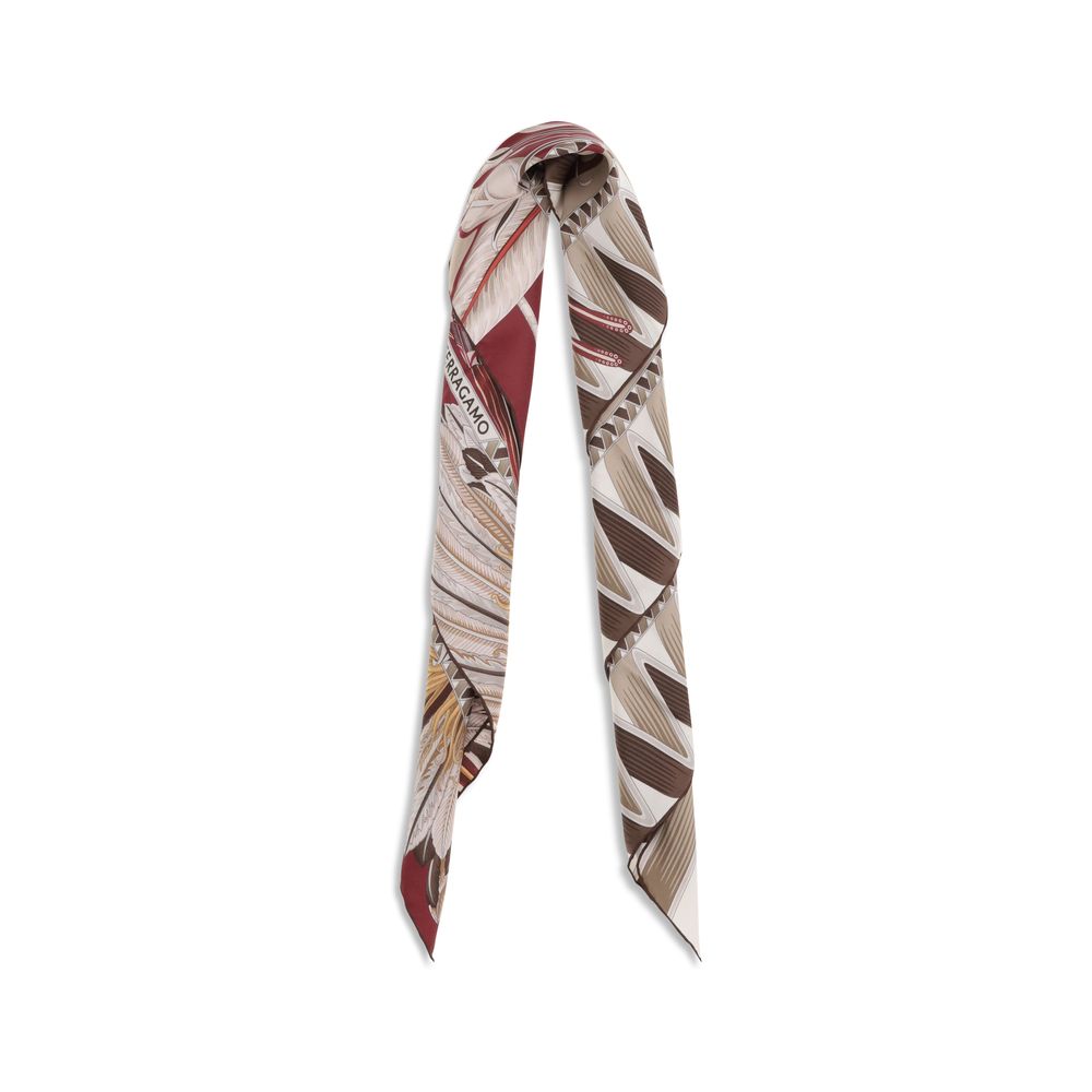 Giada print silk Scarf