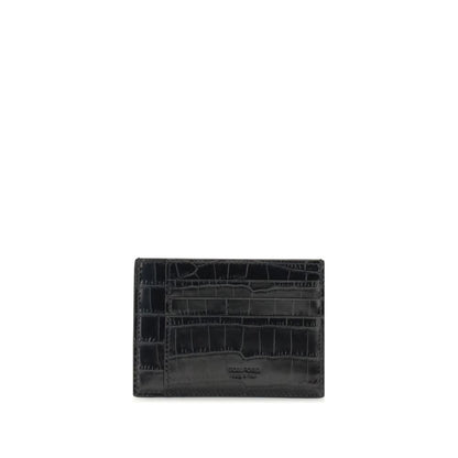 Croco leather Card Holder