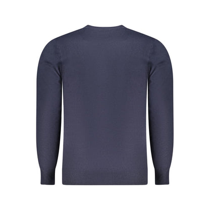 Blue Nylon Sweater