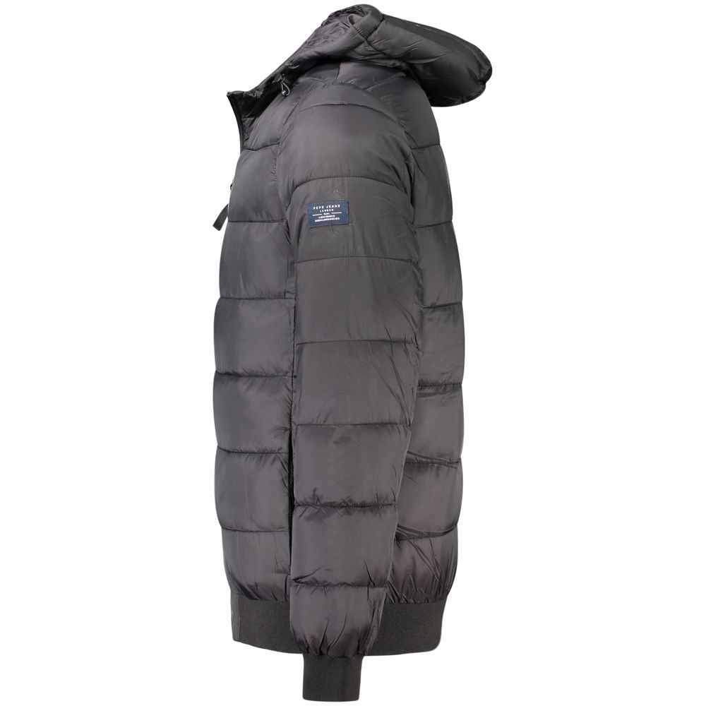 Black Polyamide Jackets & Coat