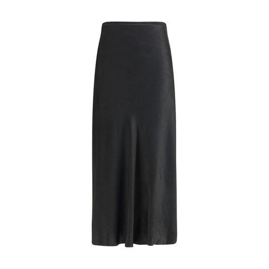 Satin Midi Skirt