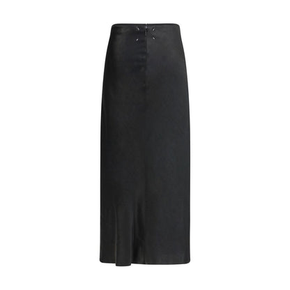 Satin Midi Skirt