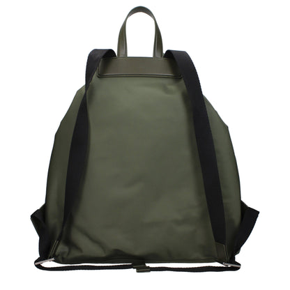 Green Nylon Backpacks
