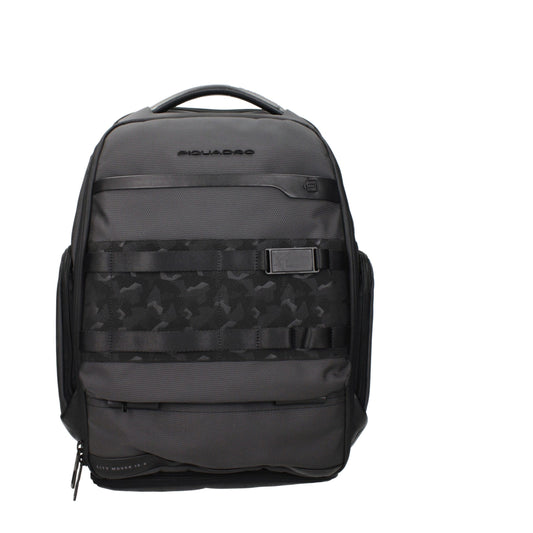 Gray Fabric Backpacks