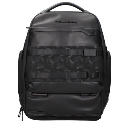Black Leather Backpacks