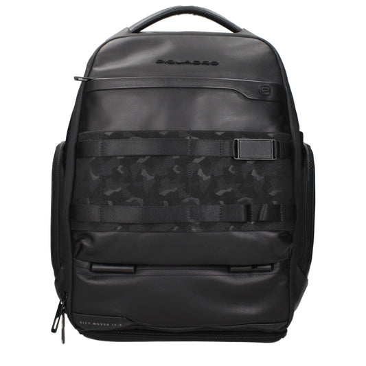 Black Leather Backpacks