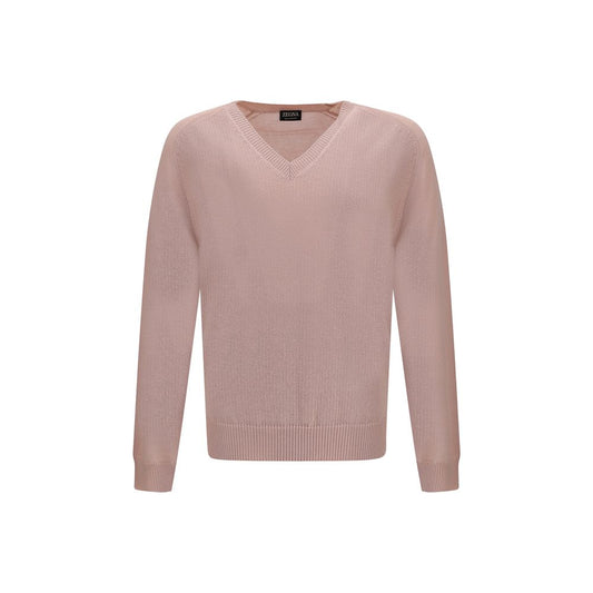 V-neck cashmere sweate