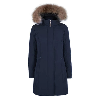 Blue Nylon Jackets & Coat