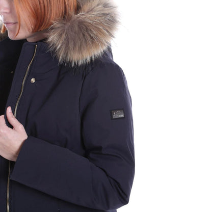 Blue Nylon Jackets & Coat