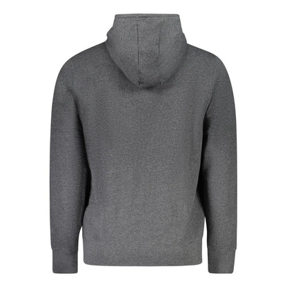 Gray Recycled Cotton Men Sweater