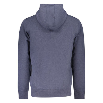 Blue Cotton Men Sweater